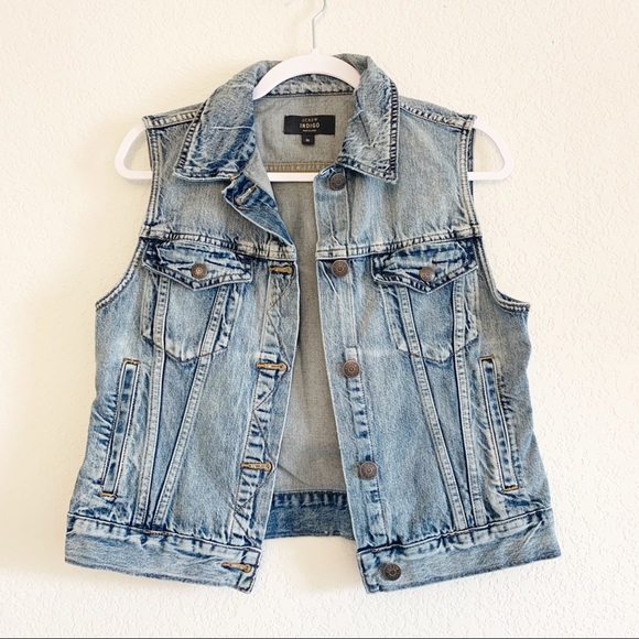 J. Crew Jackets & Blazers - J. Crew | Indigo Denim Vest in Patina M